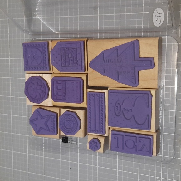 Perfect Presentation Christmas Rubber Stamp set - Picture 2 of 2